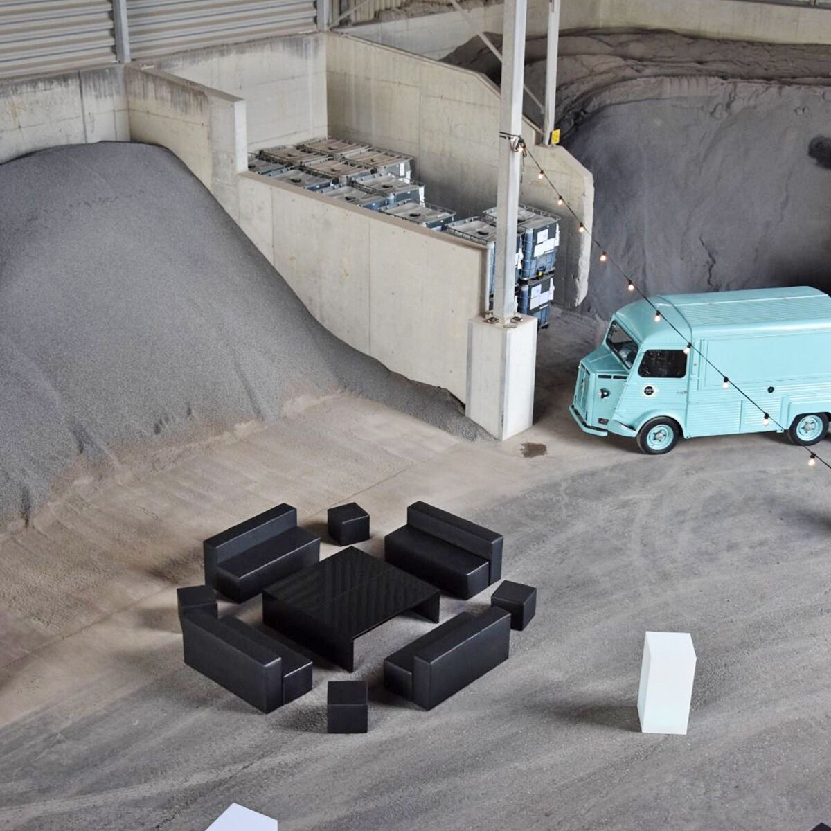 schwarze design lounge moebel mieten