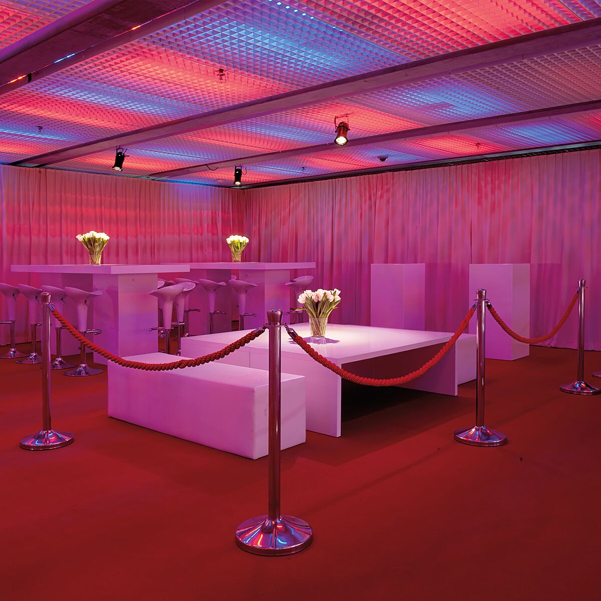 rote kordeln mieten für event