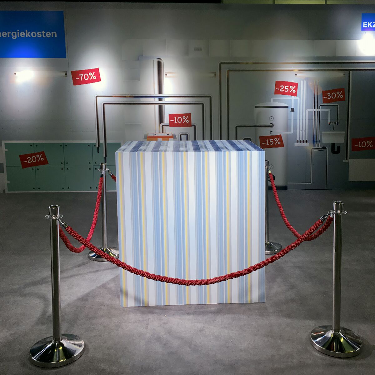 rotes kordel system mieten