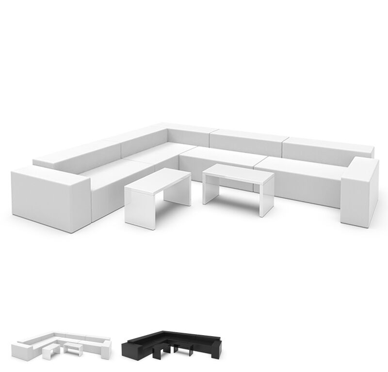 free style eck sofa garnitur - lounge moebel mieten