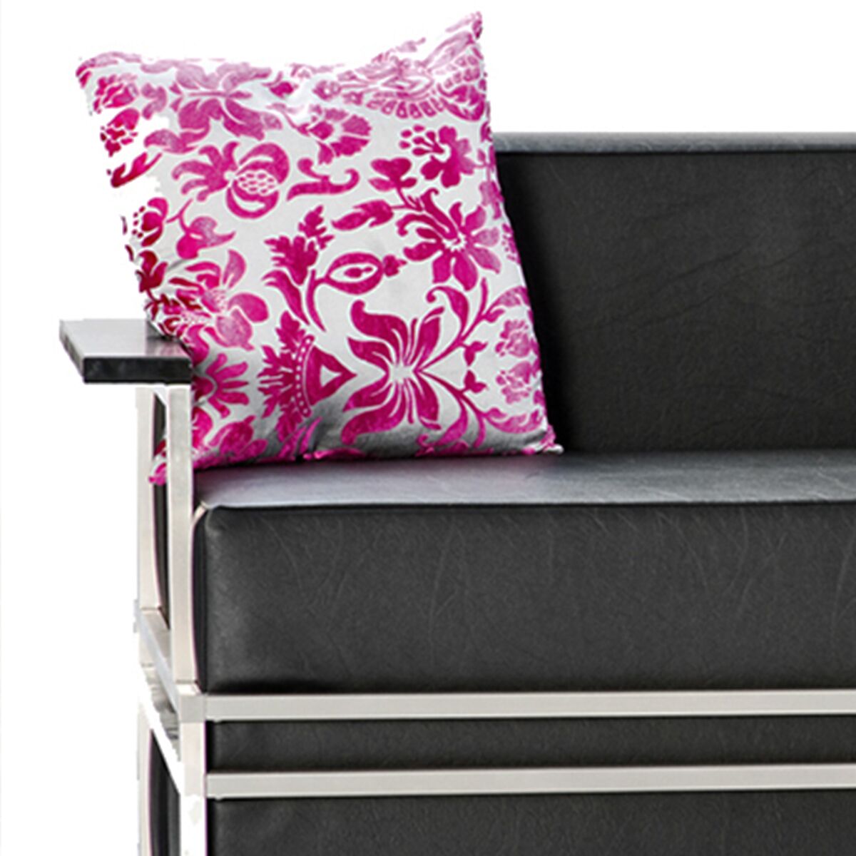 design sofa mieten mit edelstahl rahmen