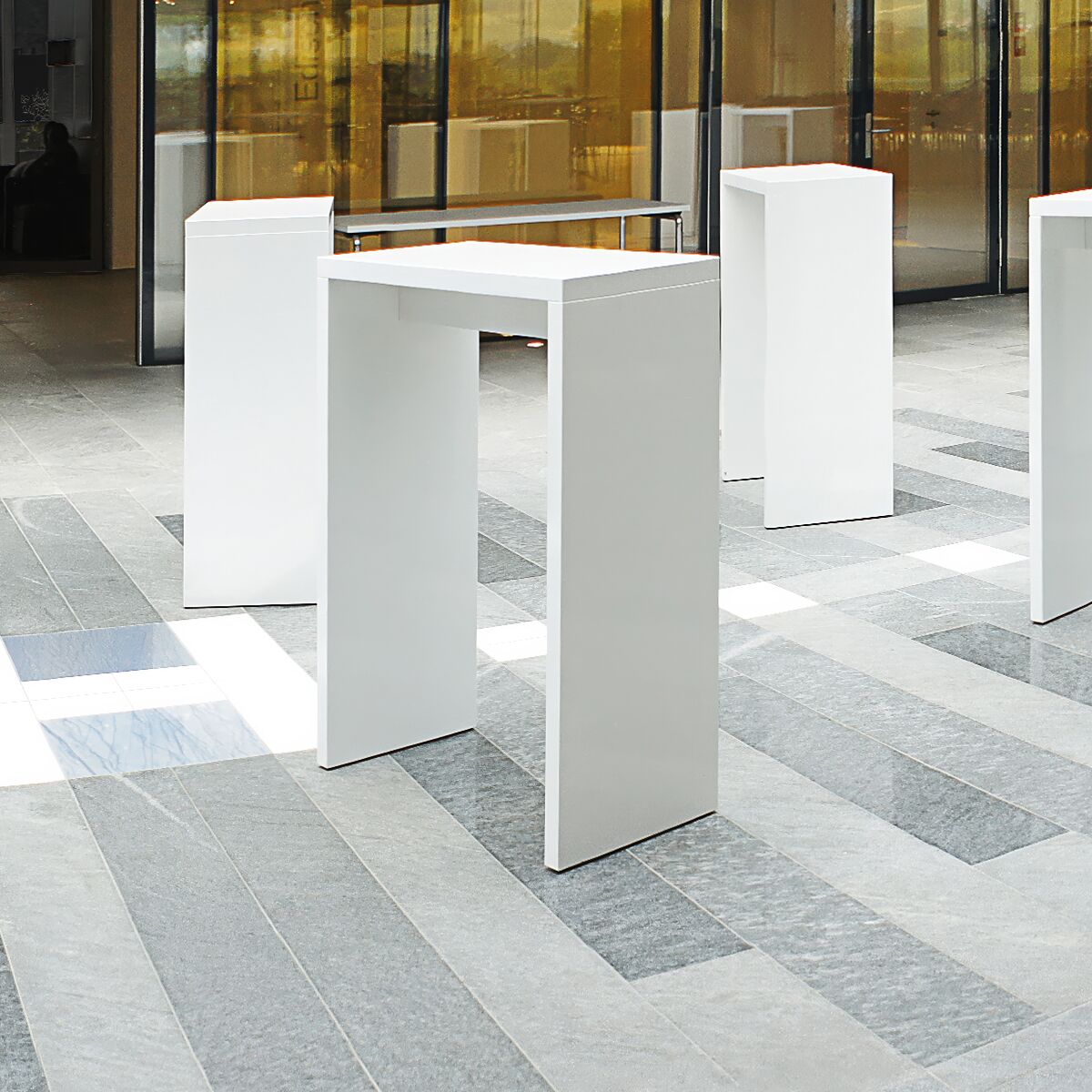 stehtisch weiss mieten für event catering