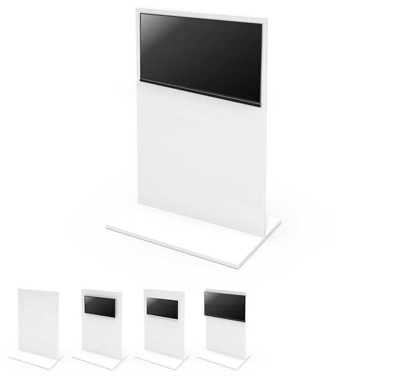 grosser tv screen ständer mit tv mieten