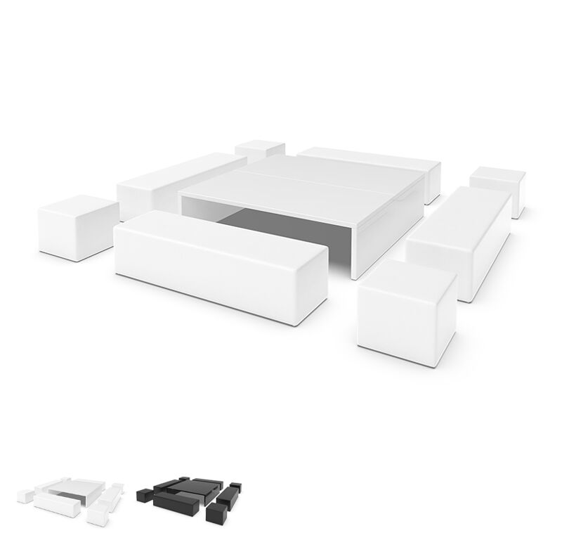 outdoor cube lounge garnitur 16 bis 20 personen