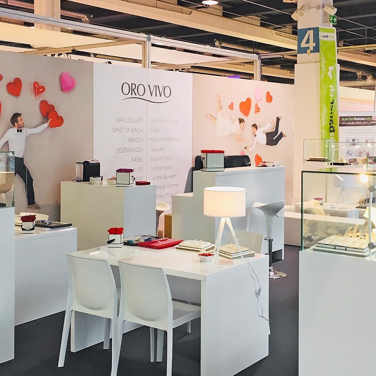 dekoleuchte mieten für messe