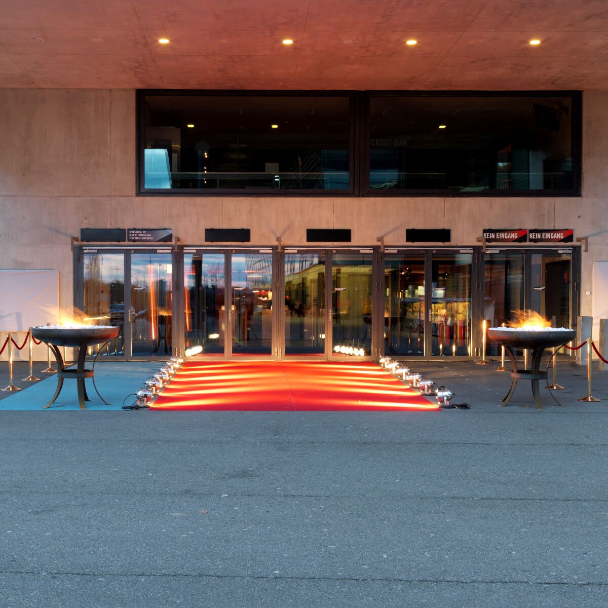 grosse event feuerschale mieten