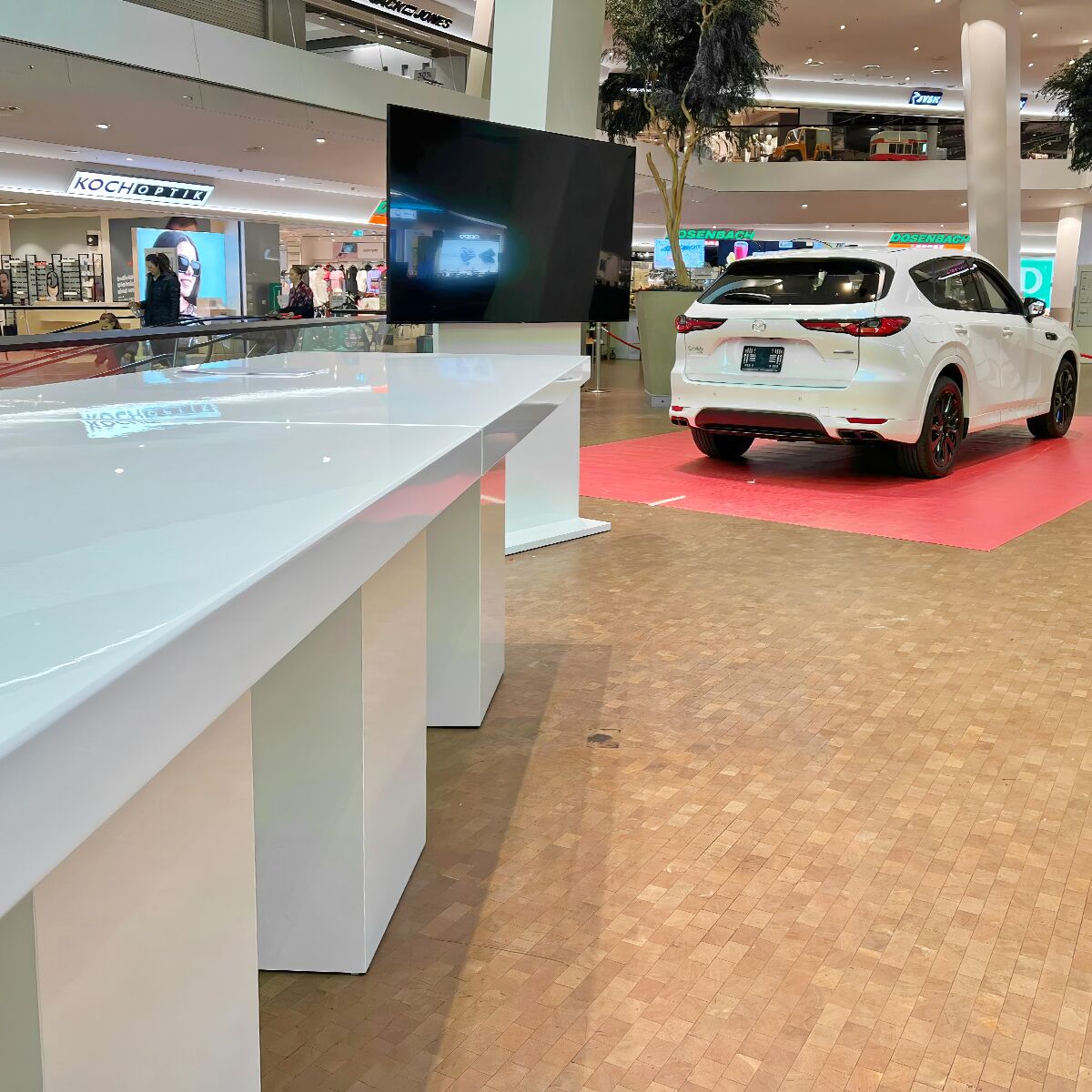 grosser tv mieten für promotion