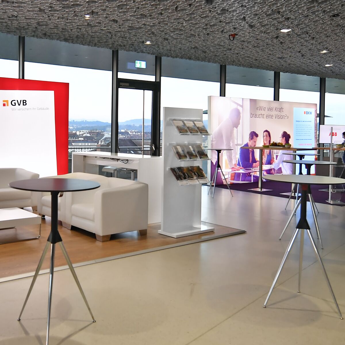 prospektwand mieten für messe und promotions-event