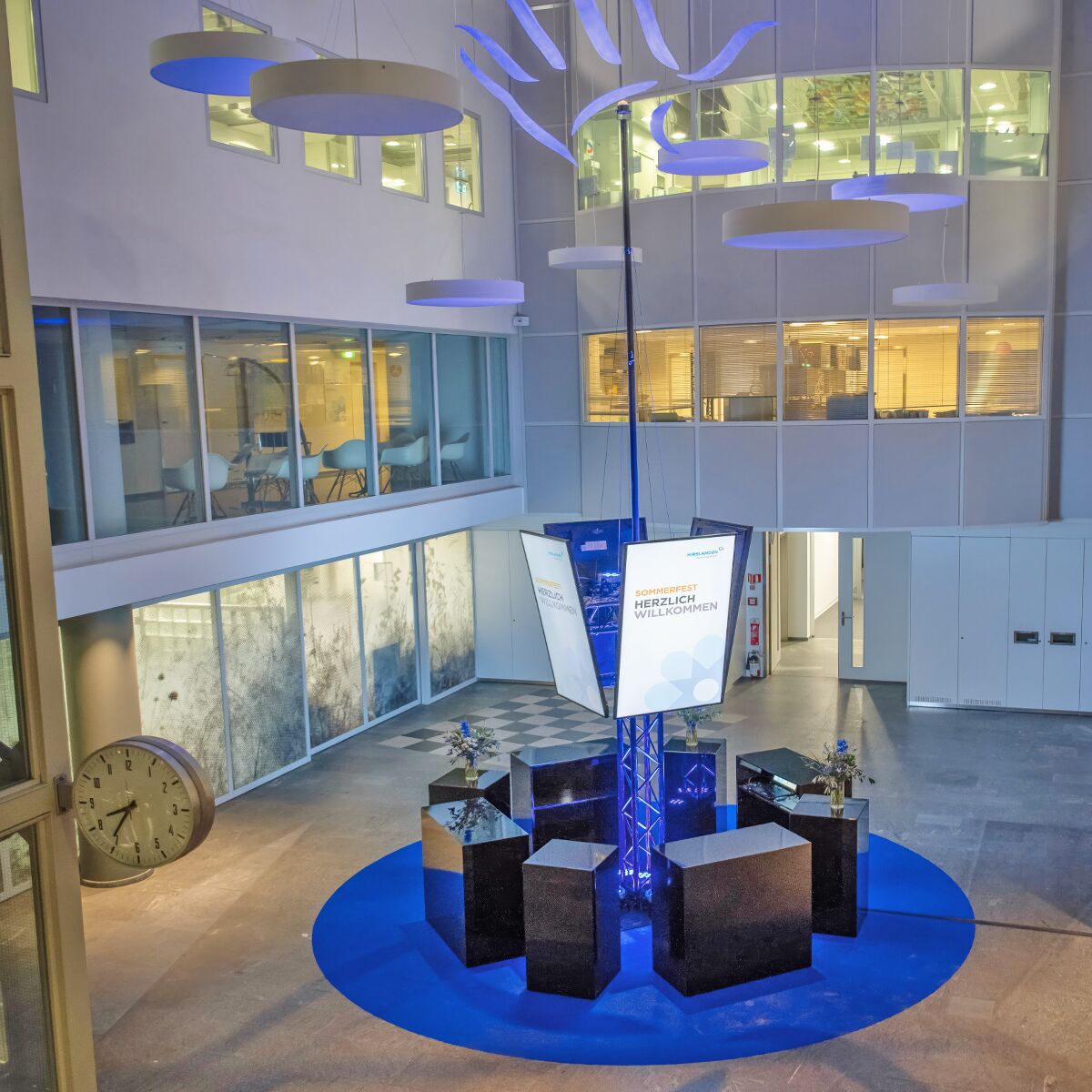 schwarze bar theke mieten für event