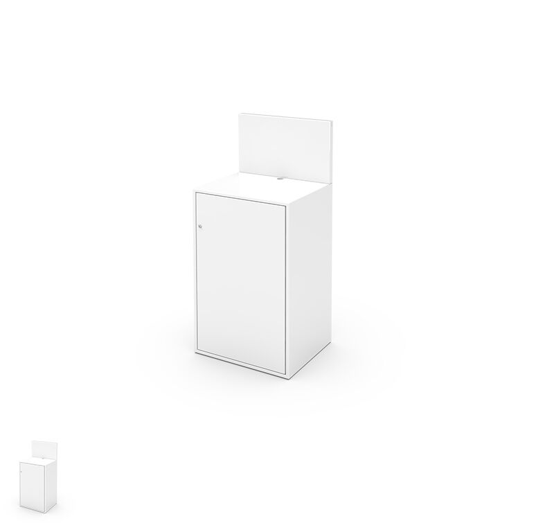 pc desk & info station 50x60 weiss