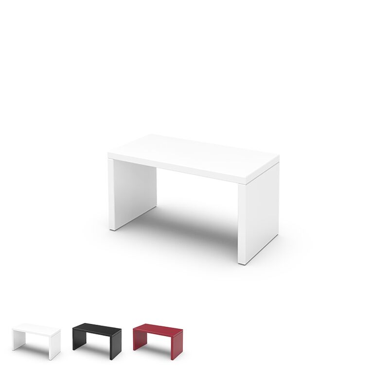 outdoor cube lounge tischlement 80x40 weiss