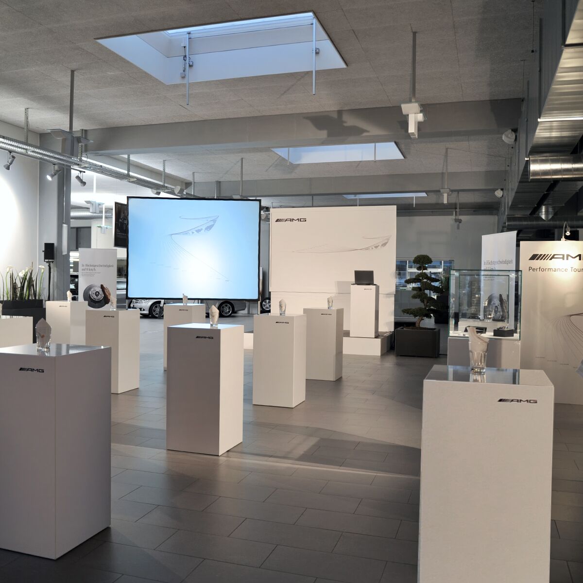 event bühnenpodest mieten für präsentation oder schulung