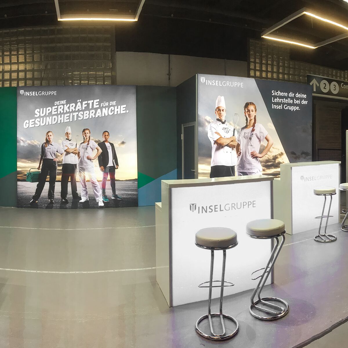 leucht bar theke mieten für messe