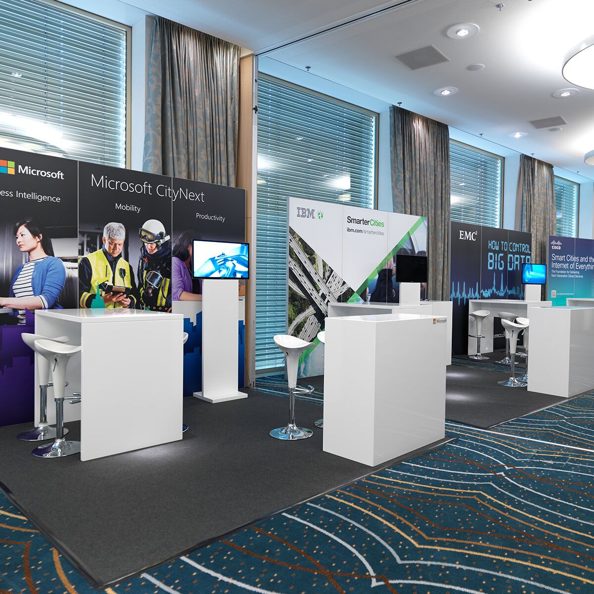 messewand mieten mit volldruck