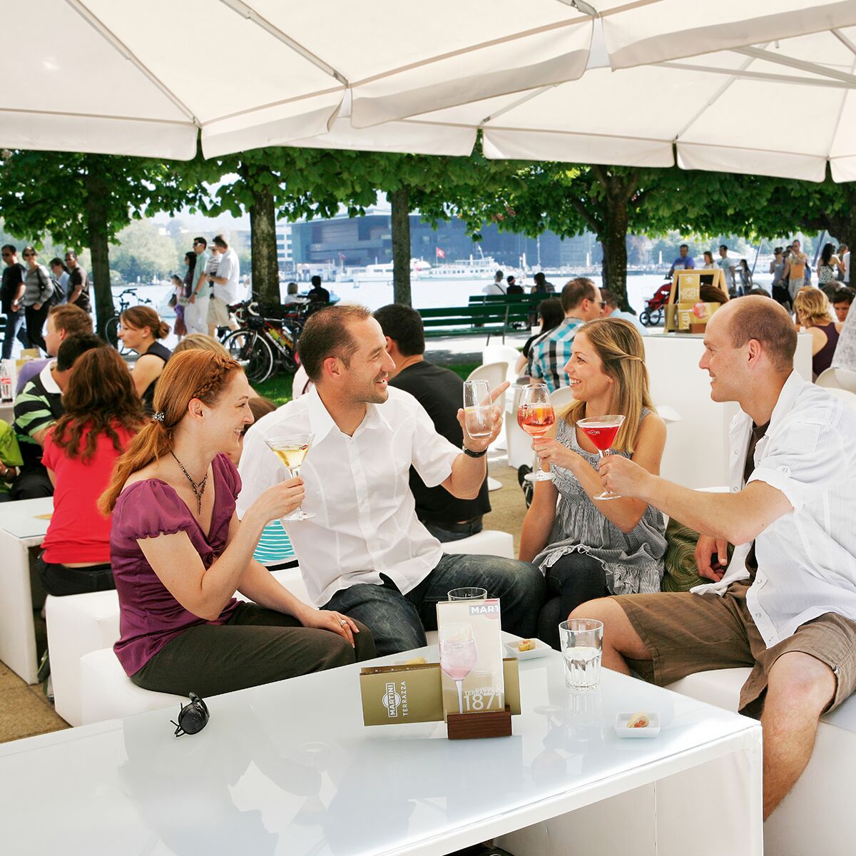 outdoor lounge mieten in weiss