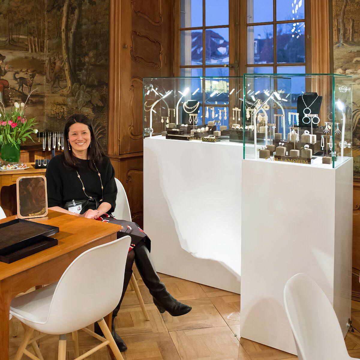 schmuck vitrine mieten für messe ausstellung