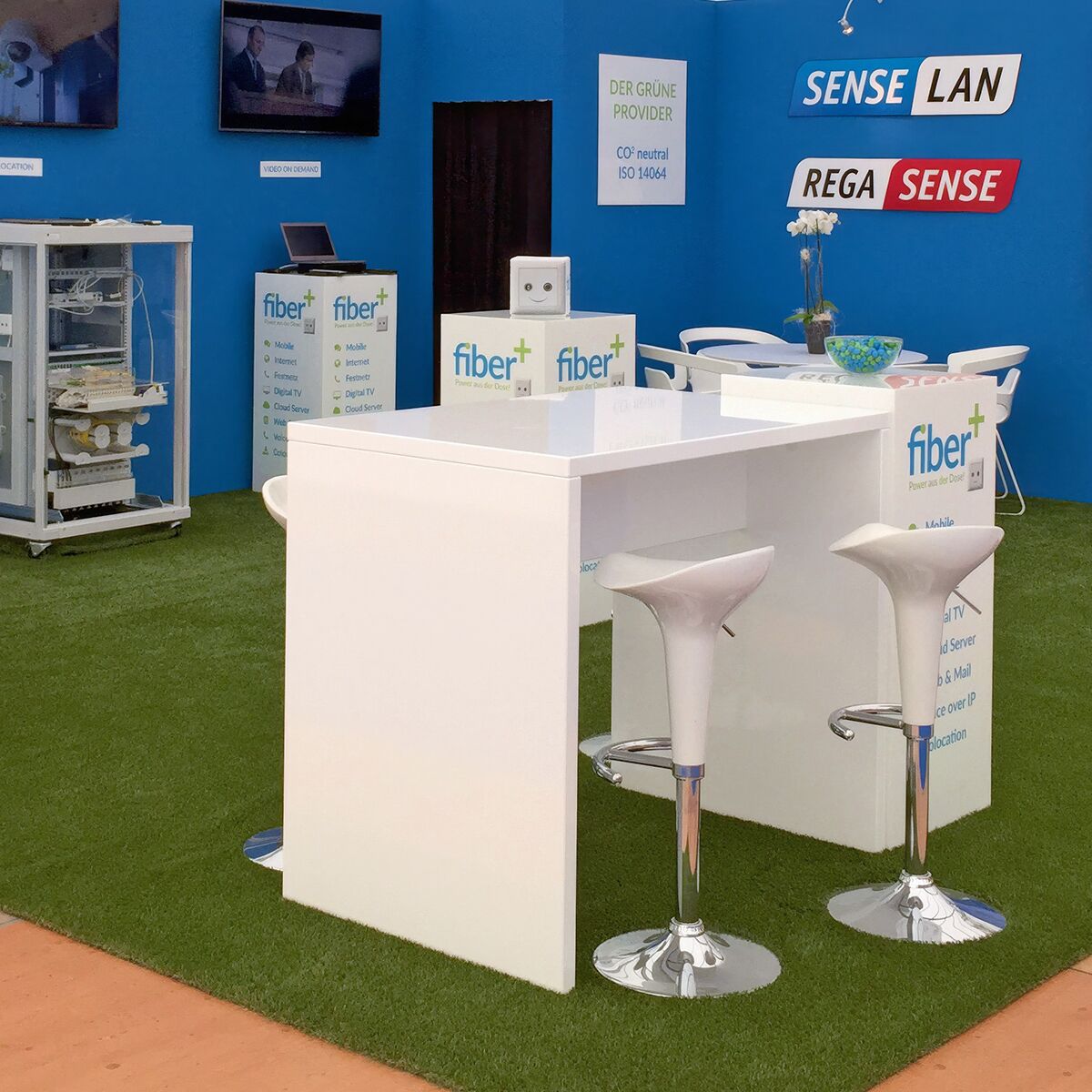 stehtisch mieten mit barhocker für messestand