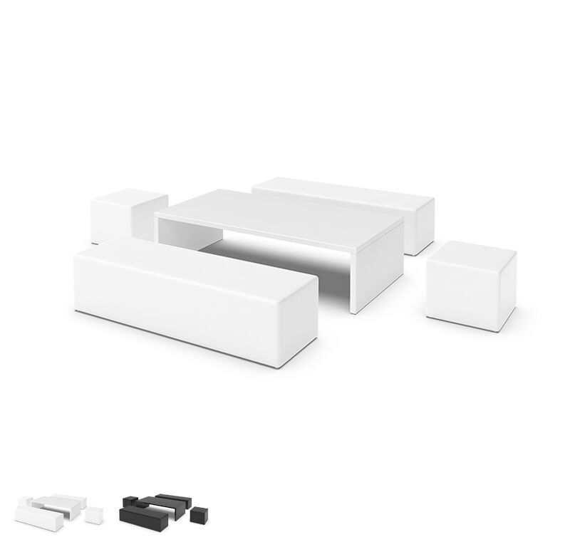 halbe cube lounge garnitur 8 bis 10 personen