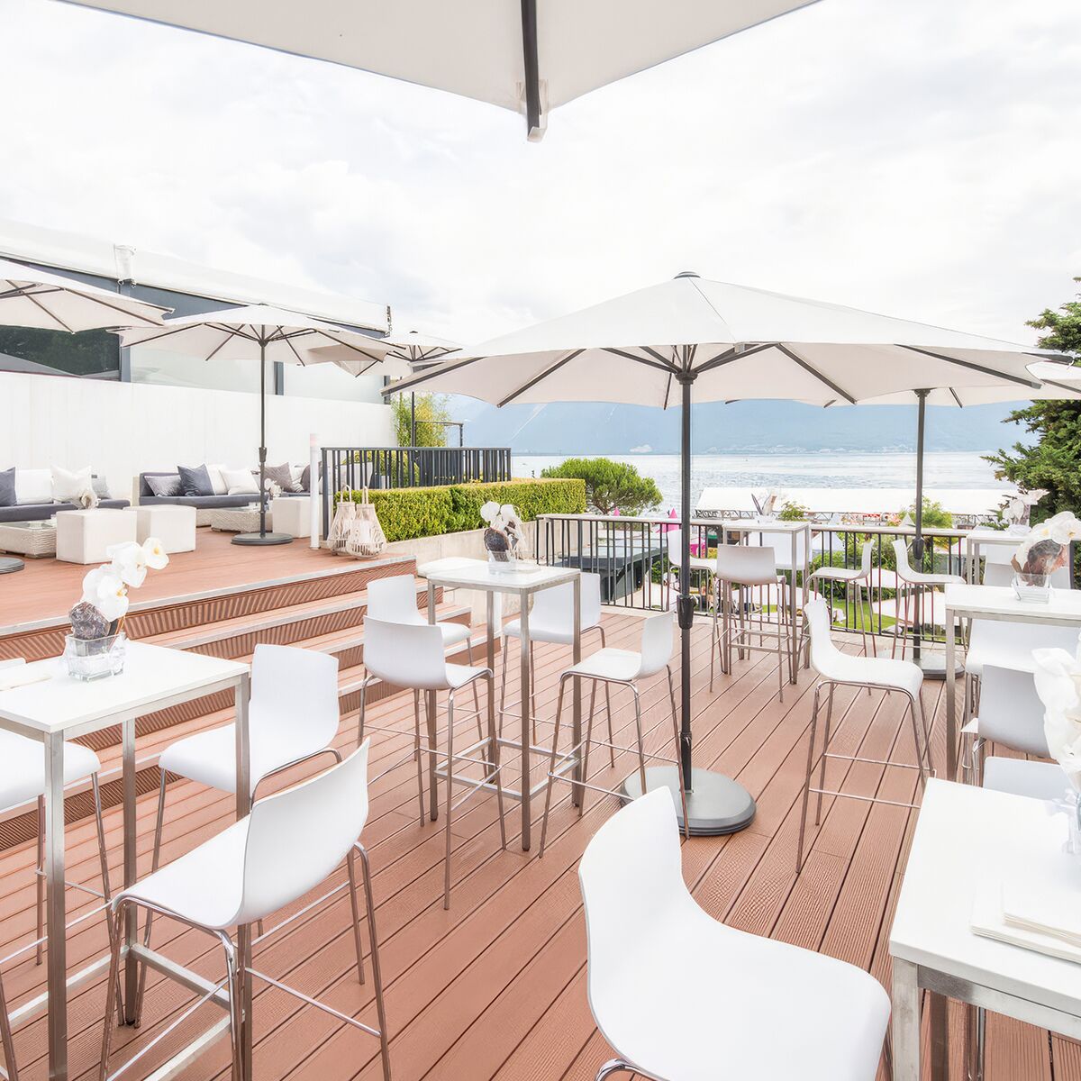 grosse sonnenschirme mieten für event lounge