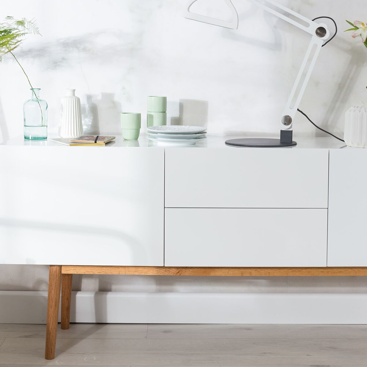 weisses messe sideboard mieten